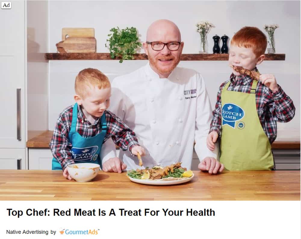 Native Advertising Examples – Scotch Lamb Scotch Lamb - Native Advertising Examples