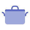 household cook pot icon