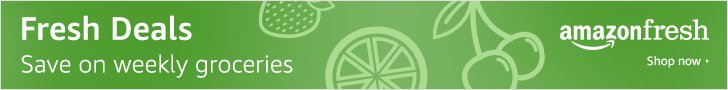 Supermarket Advertisements – Amazon Fresh 728×90 Supermarket Advertisements - Amazon Fresh 728x90