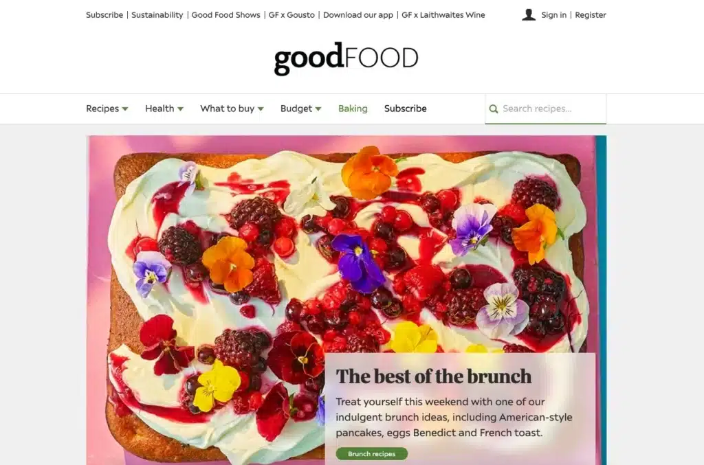 BBCgoodfood.com - Top 10 Food Websites for Advertising Campaigns BBCgoodfood.com - Top 10 Food Websites for Advertising Campaigns
