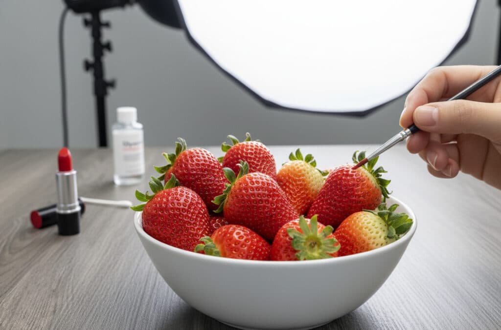 Red Lipstick to Make the Perfect Strawberries Red Lipstick to Make the Perfect Strawberries