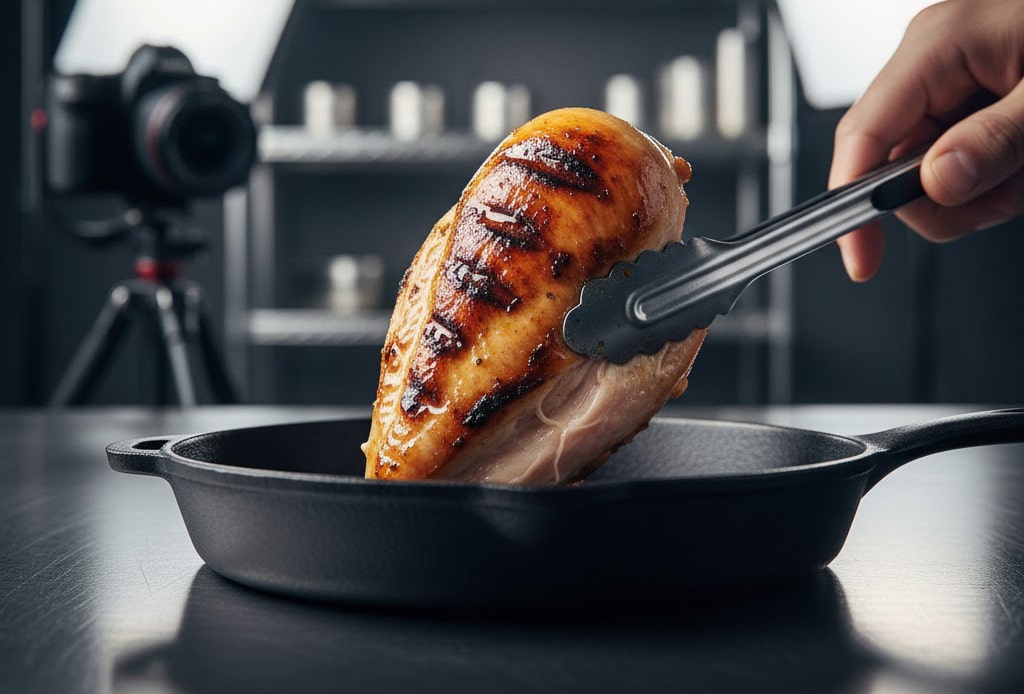 Seared Meats looks Juicier on Camera Seared Meats looks Juicier on Camera