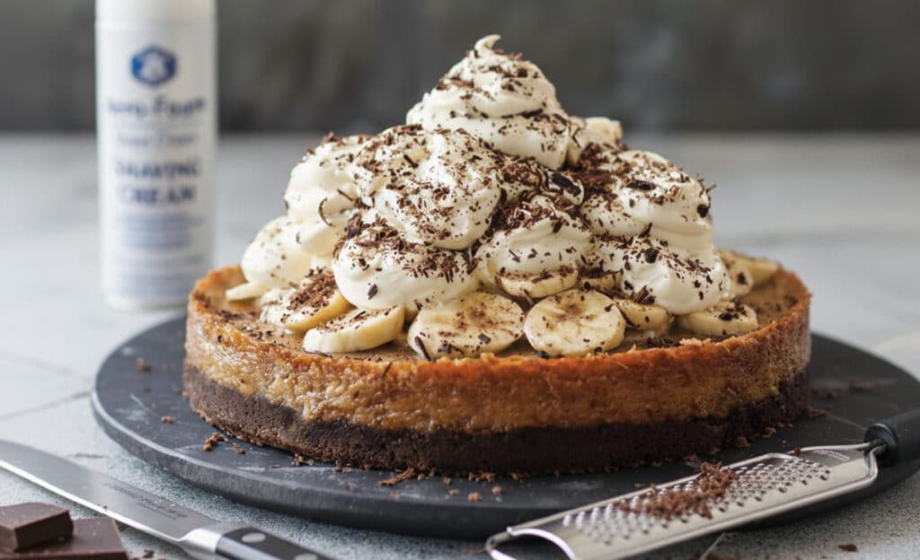 Shaving cream used instead of Whipped cream Shaving cream used instead of Whipped cream