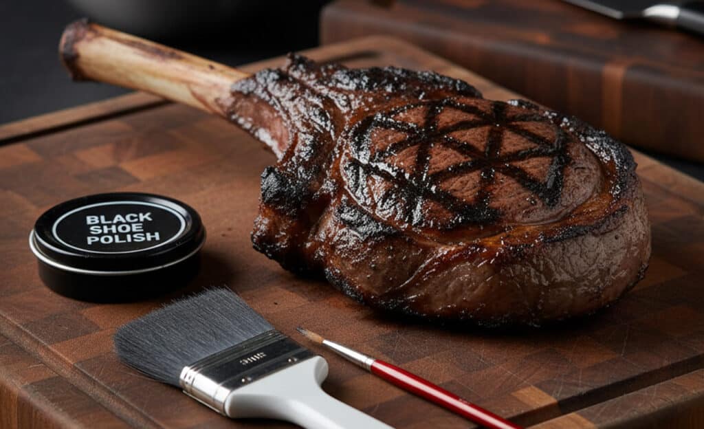 Black Shoe Polish in Steaks Black Shoe Polish in Steaks