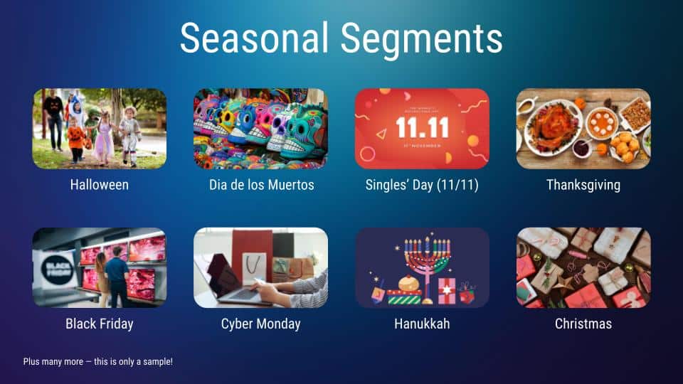 September Seasonal Segments