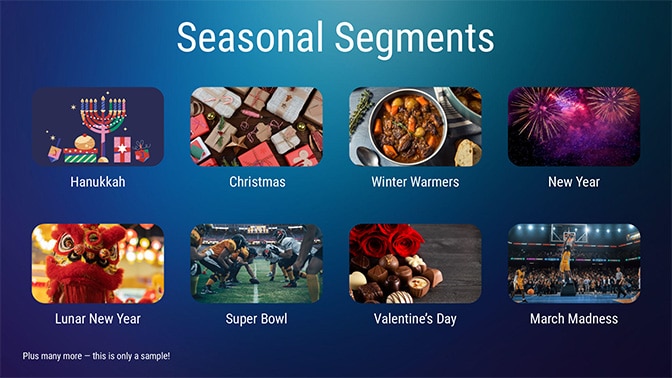 December Seasonal Segments Slide