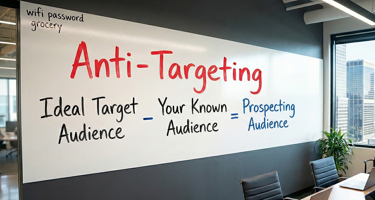 Anti-Targeting Formula on a Whiteboard Anti-Targeting Formula on a Whiteboard