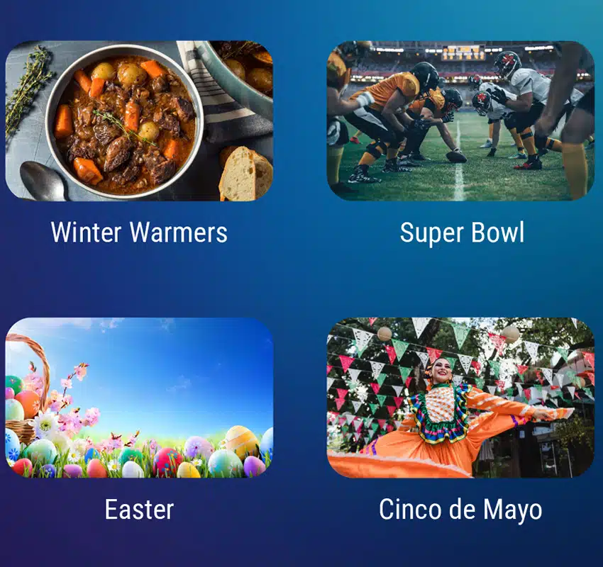 February Seasonal Segments