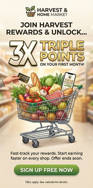 Harvest & Home Market – Triple Points – 300×600 Harvest & Home Market - Triple Points - 300x600