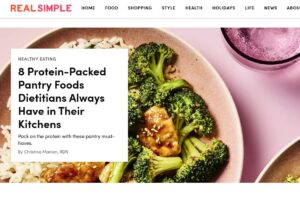 Real Simple - Top 20 US Food Websites
