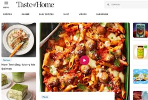Taste of Home - Top 20 US Food Websites