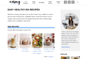 Carmy- Top 10 Canadian Food Websites