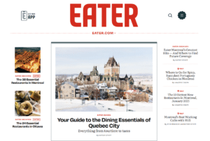 Eater Canada - Top 10 Canadian Food Websites