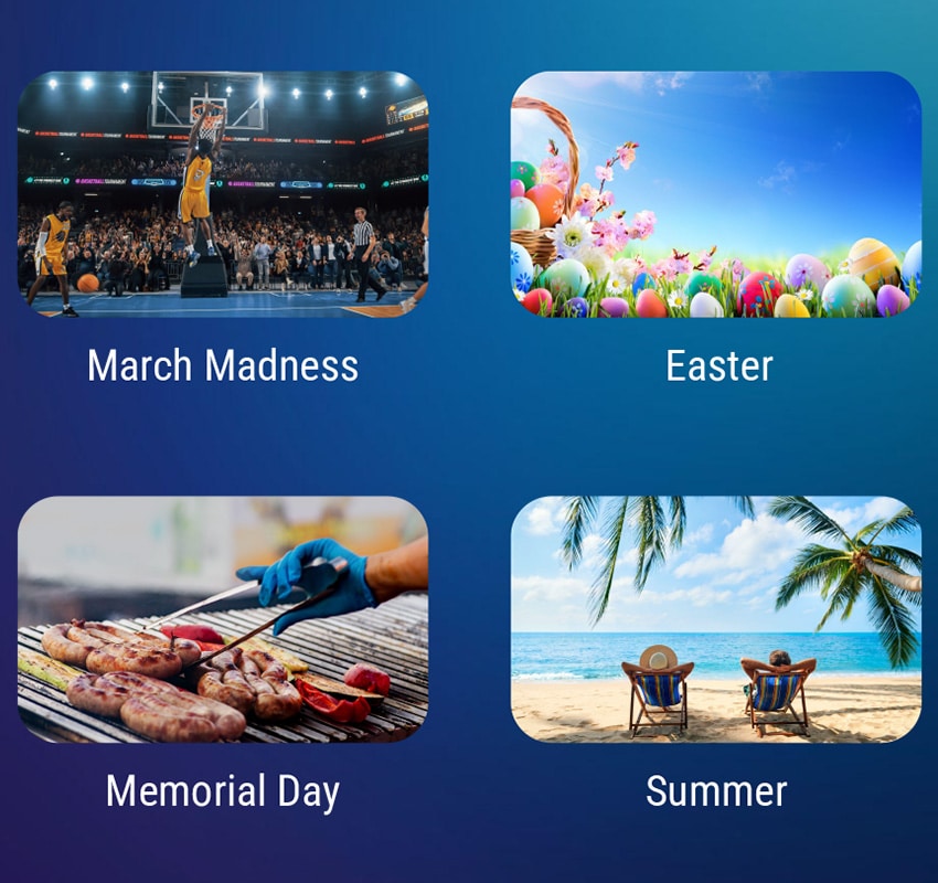 March Seasonal Segments March Seasonal Segments