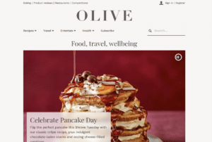 Olive Magazine- Top 10 Canadian Food Websites