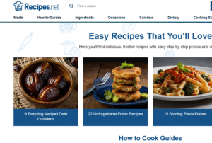 recipes.net-Top 20 US Food Websites