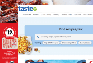 Taste- Top 10 Australian Food Websites