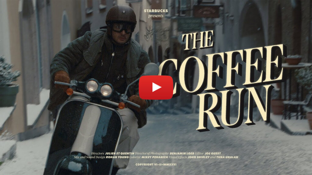 The Coffee Run Starbucks Coffee Winter Olympics
