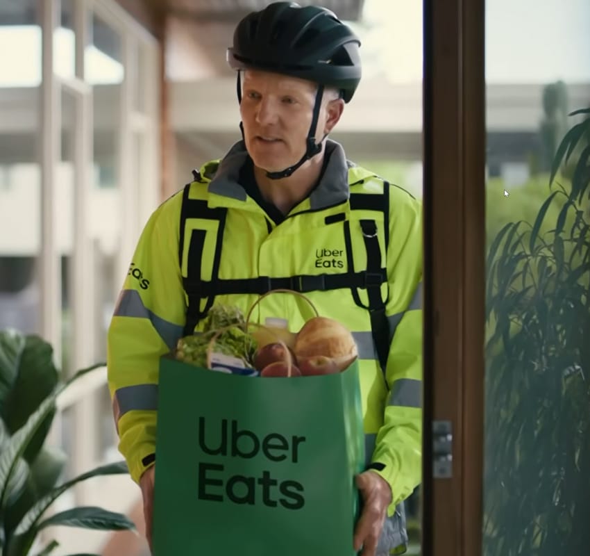 Uber Eats – Jim Courier, Courier