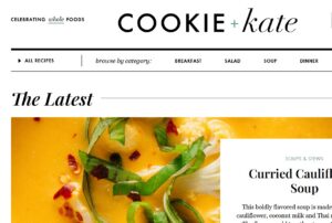 Cookie and Kate - Top 20 US Food Websites