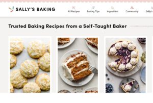 Sally’s Baking Addiction - Top 20 US Food Websites