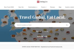 TasteAtlas - Top 20 US Food Websites