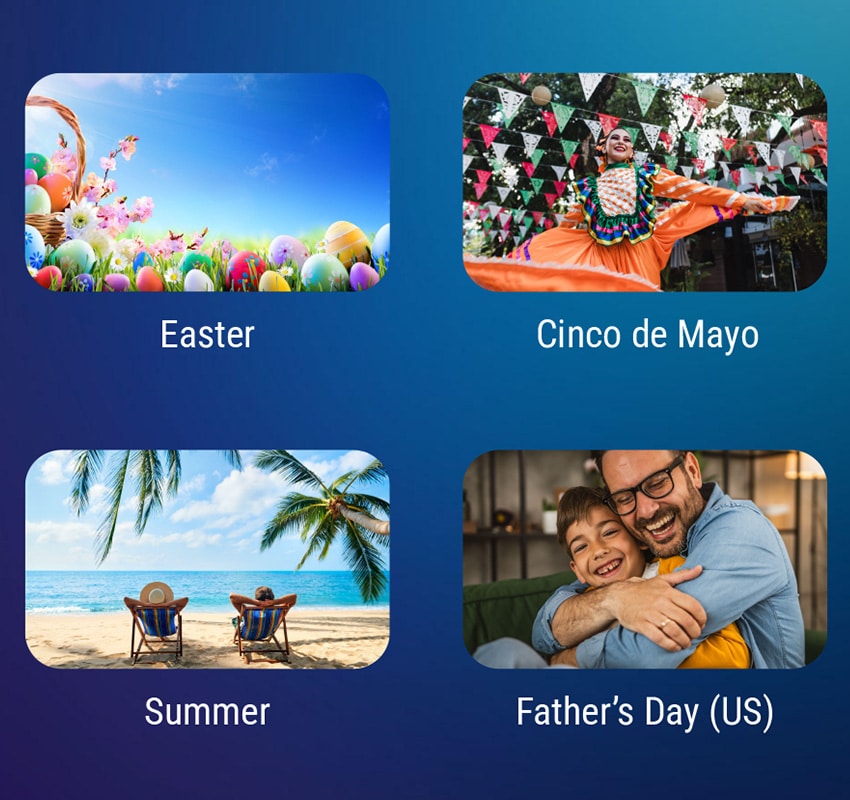 April Seasonal Segments