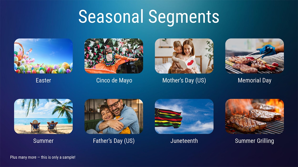 April Seasonal Segments
