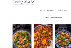 Cooking with Lei-Top 10 NZ Food Blogs 
