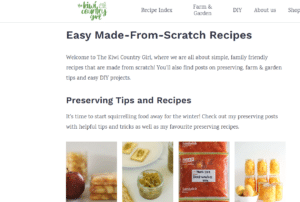 The Kiwi Country Girl -Top 10 NZ Food Blogs