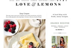 Love & Lemons - Top 10 US Food Blogs