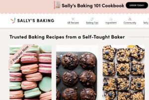 Sally’s Baking Addiction - Top 10 US Food Blogs