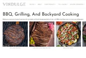 Vindulge - Top 10 BBQ / Grilling Websites